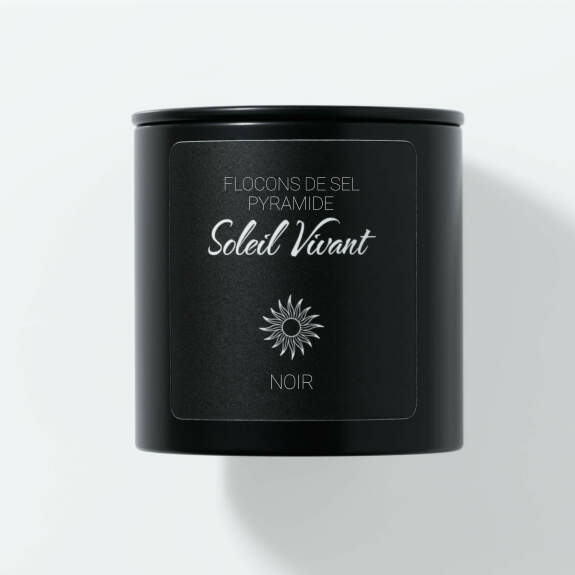 Schwarzes Dekor Pyramidensalz
					Schwarze Dose, 95 g
				