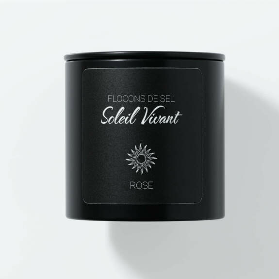 Rosa Salzflocken
					Schwarze Dose, 95 g
				